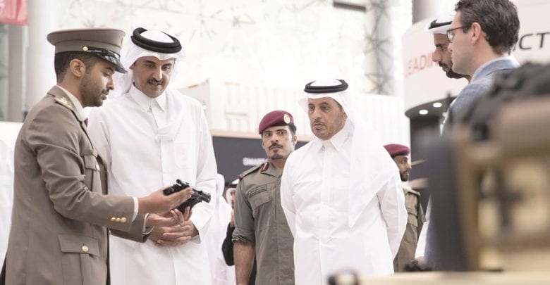 Amir visits Milipol Qatar 2018