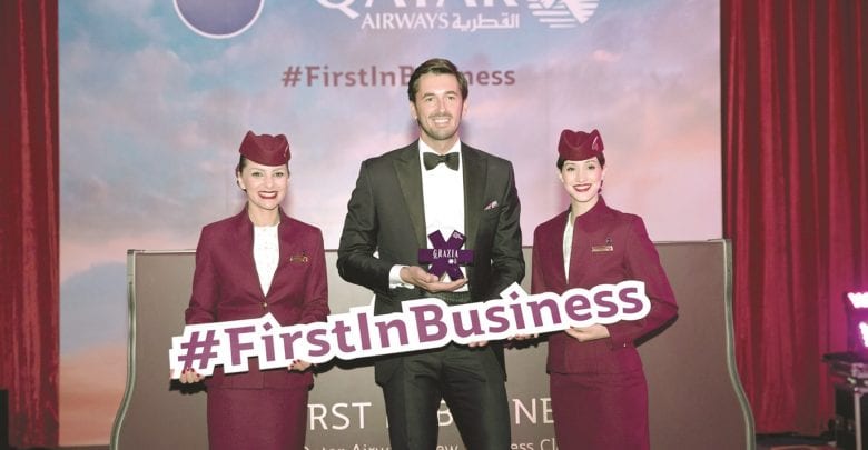 Qatar Airways partners Grazia Style Awards