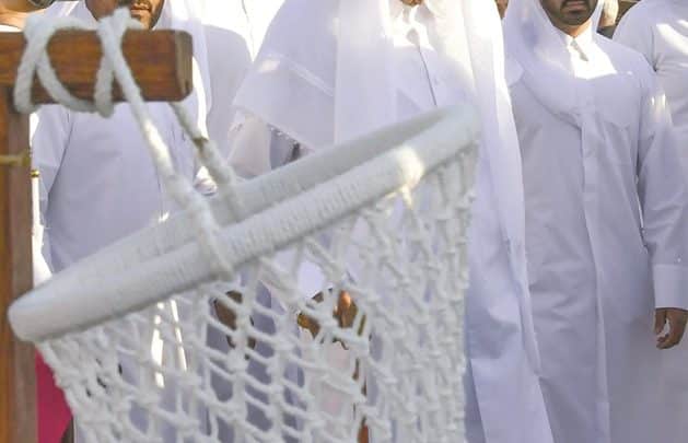 Father Amir visits 8th Katara Dhow Festival