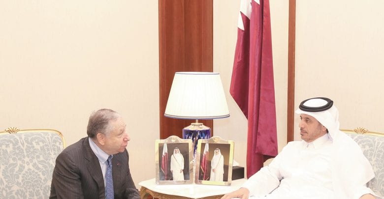 PM holds talks with FIA president