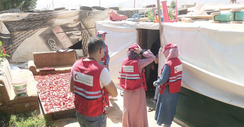 QRCS implements sanitation project for Syrian refugees