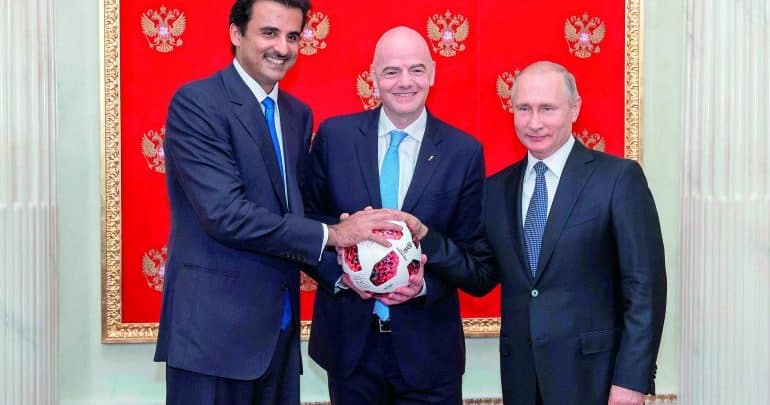 Four years to go for the first kick-off at the 2022 FIFA World Cup in Qatar