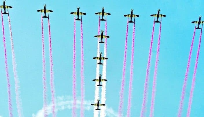 Air show on Saturday, Sunday on Corniche