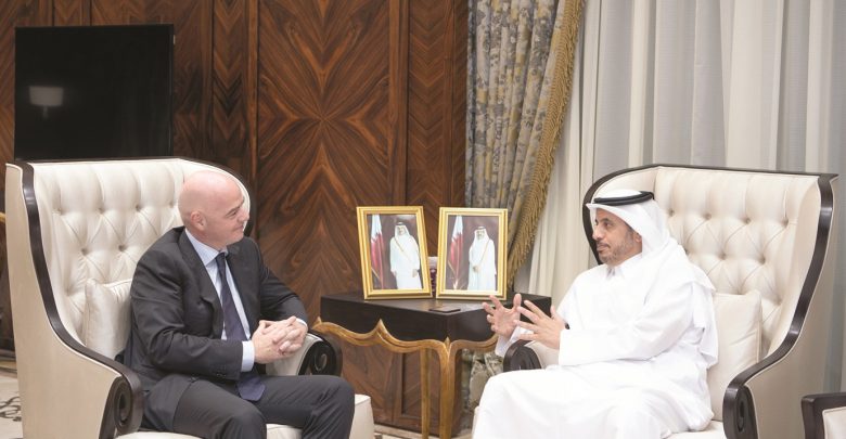 Prime Minister meets President of FIFA