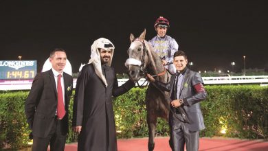 Sheikh Joaan attends finals of Qatar International Derby