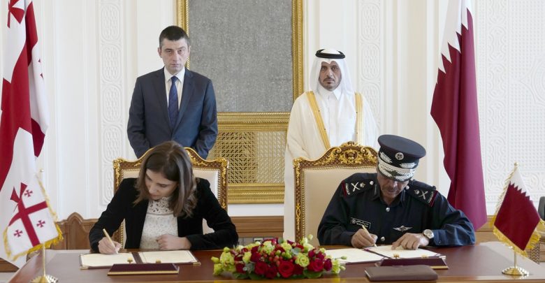 Qatar and Georgia sign letter of intent