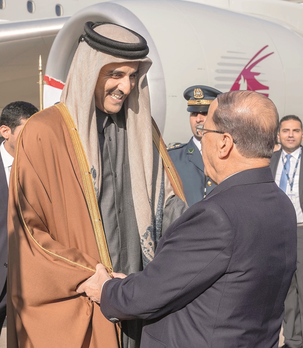 Beirut declaration hails Qatar's $50m contribution
