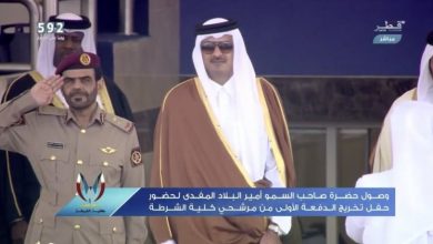 Amir patronizes graduation ceremony of Qatar Police College graduates
