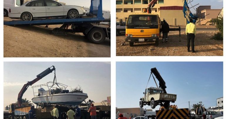 MME removes 17 abandoned vehicles from Al Shamal Industrial Area