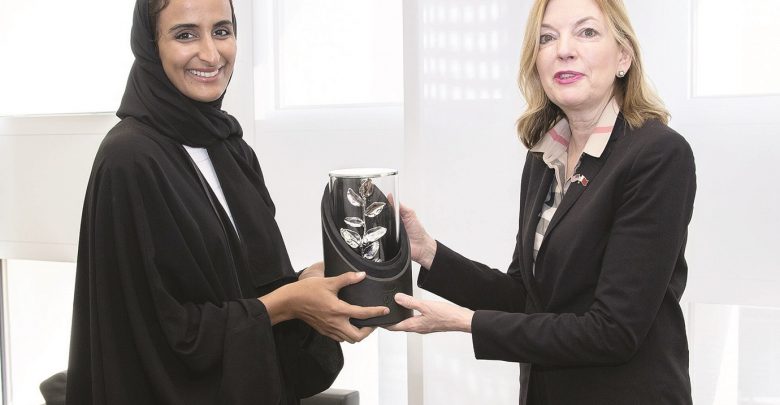 Sheikha Hind meets US Assistant Secretary of State for Educational and Cultural Affairs