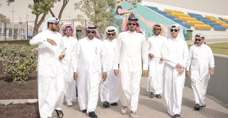 QOC President inspects preparations for 2019 IAAF Worlds