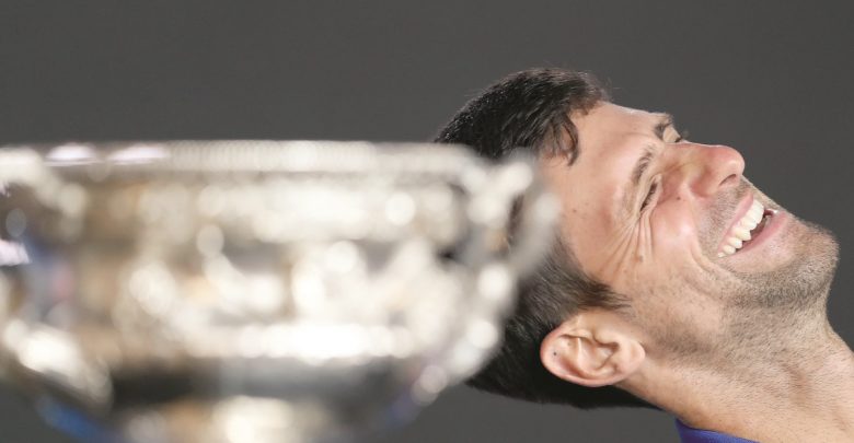 Djokovic overwhelms Nadal for 7th Australian Open title