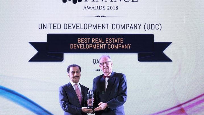 UDC named Best Real Estate Development Company in Qatar in 2018