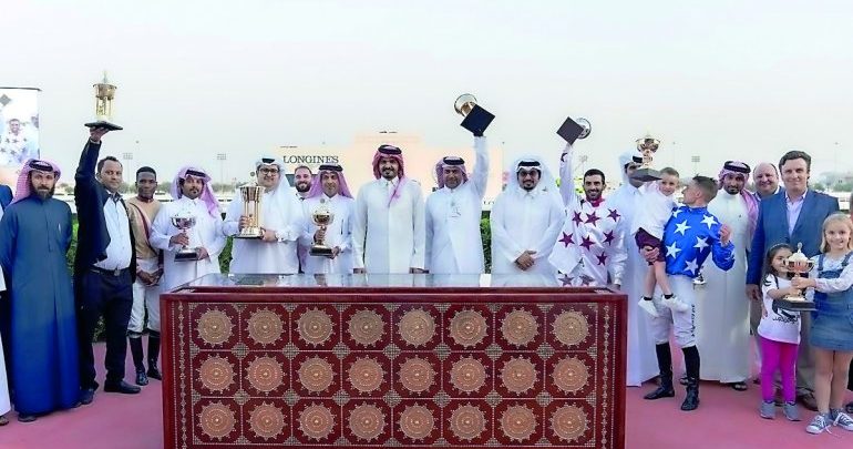 Sheikh Joaan crowns winners at the Racing and Equestrian Club