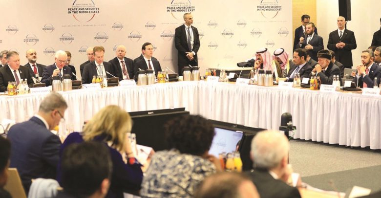 FM participates in meeting to support peace in Middle East
