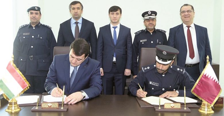 Police College signs Letter of Intent with Ministry of Internal Affairs of Tajikistan