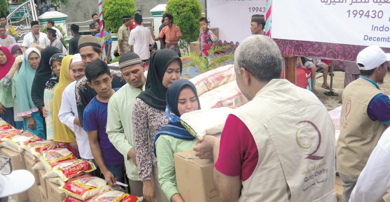 Qatar Charity, QFFD contribute to reconstructing village in Lombok