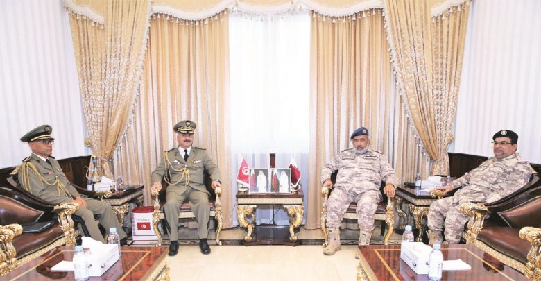 Chief of Staff meets Tunisian Air, Maritime Military Attache