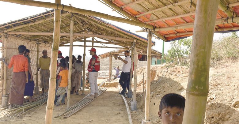 QRCS helping with project for Rohingya