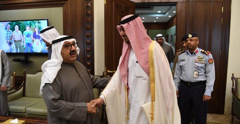 Kuwait’s 1st Deputy PM meets Qatari envoy