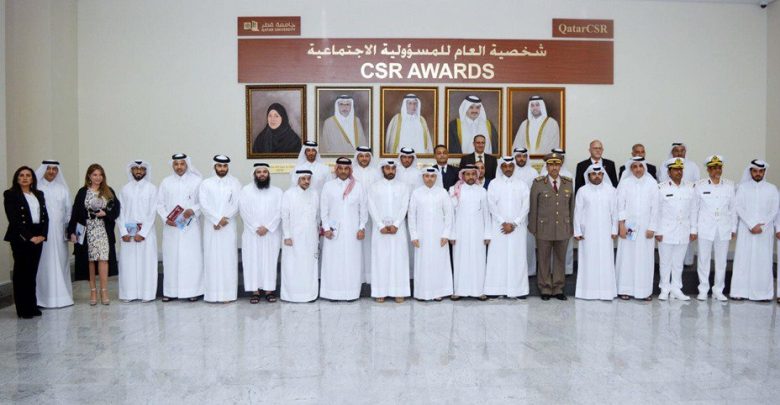 QU honours Sheikha Al Mahmoud with CSR Person of the Year Award