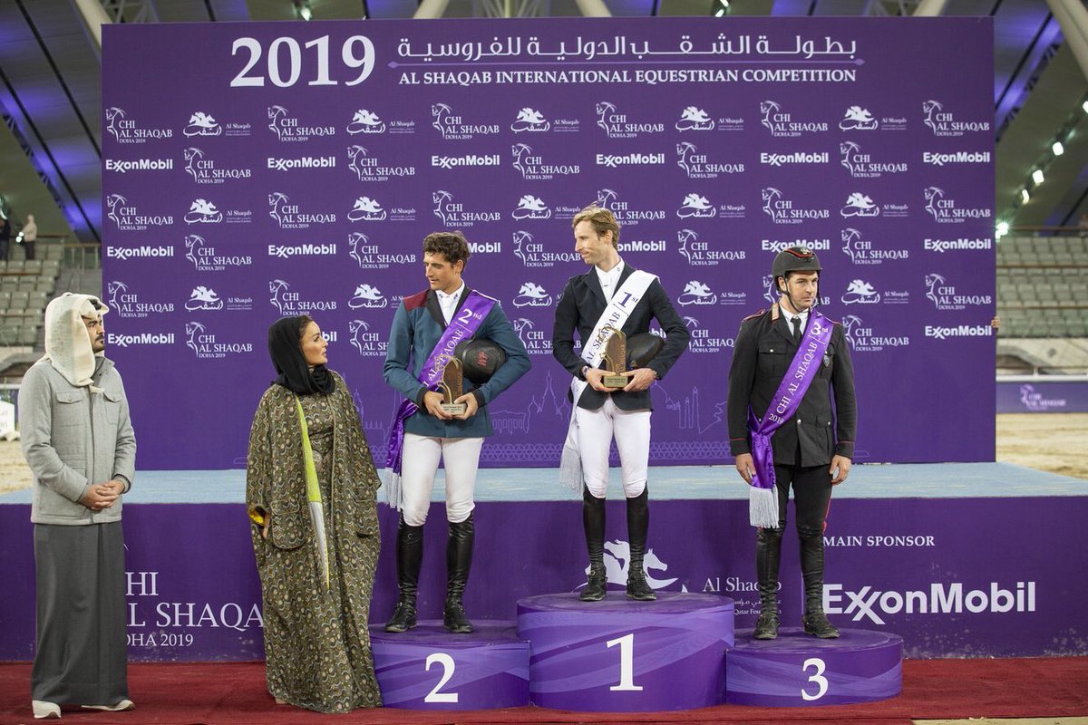 Sheikha Moza crowns winner of CHI Al Shaqab Equestrian Competition