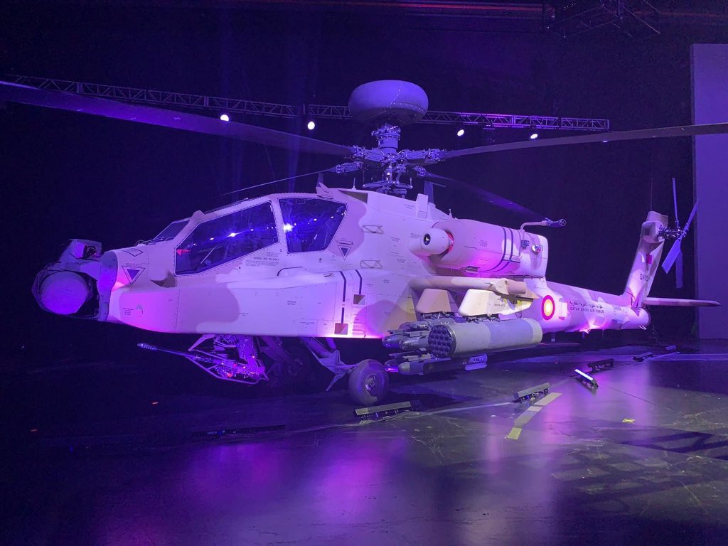 Qatar receives first batch of Apache aircraft