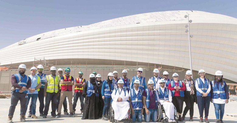 Accessibility Forum praises facilities at Al Wakrah Stadium