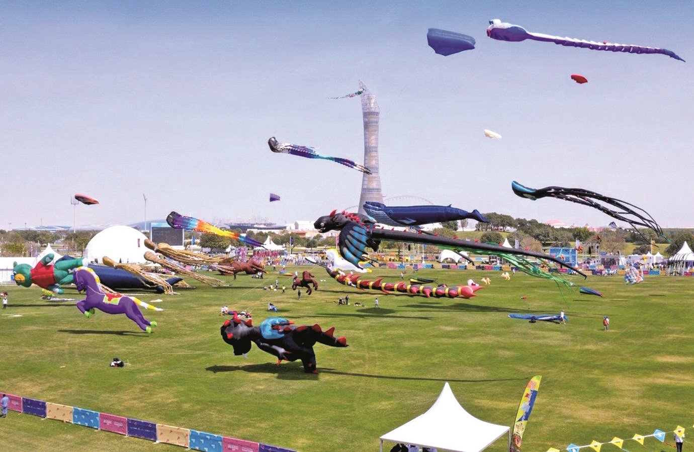 Over 7,000 people visit kite festival What's Goin On Qatar