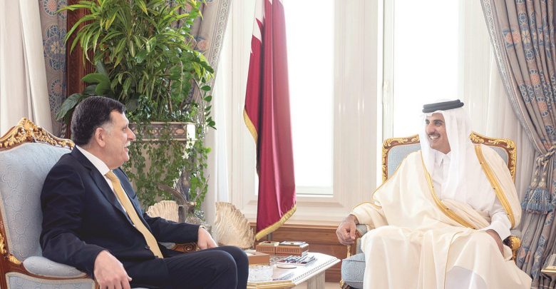 Amir reaffirms Qatar's support for Libya