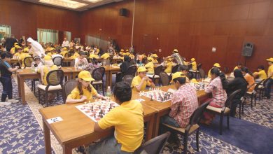 100 players in the Qatargas Chess Championship