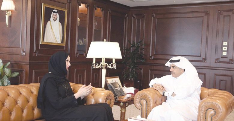 A-G discusses issues of common concern with UN official