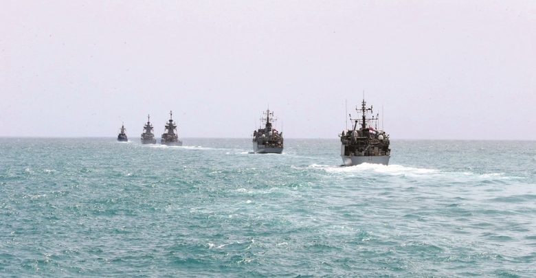 Amiri Naval Forces holds joint exercise with British Royal Navy Forces