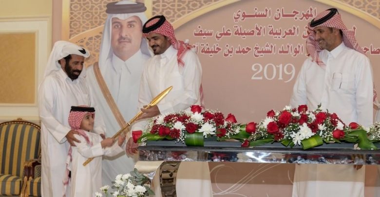 Sheikh Joaan crowns winners of the camel racing festival
