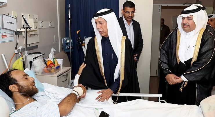 Speaker of Shura Council visits New Zealand mosque attack victims