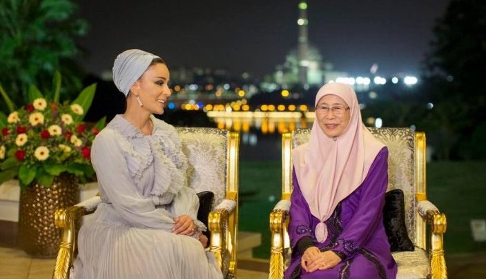 Sheikha Moza meets Deputy Prime Minister of Malaysia
