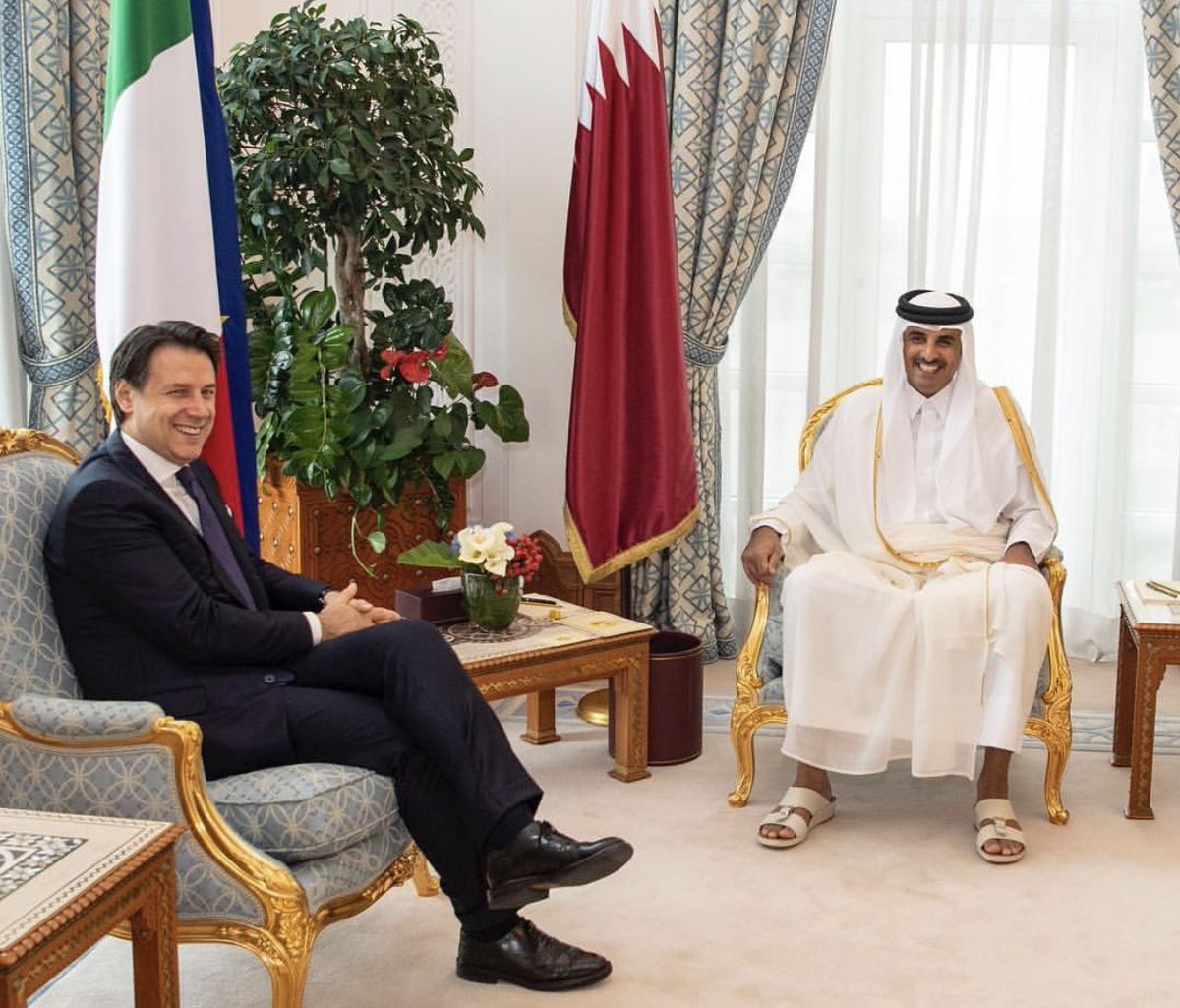 Amir and Italian Prime Minister hold talks