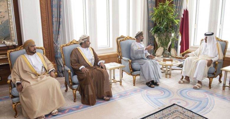 Amir Meets Oman's Consultative Council President