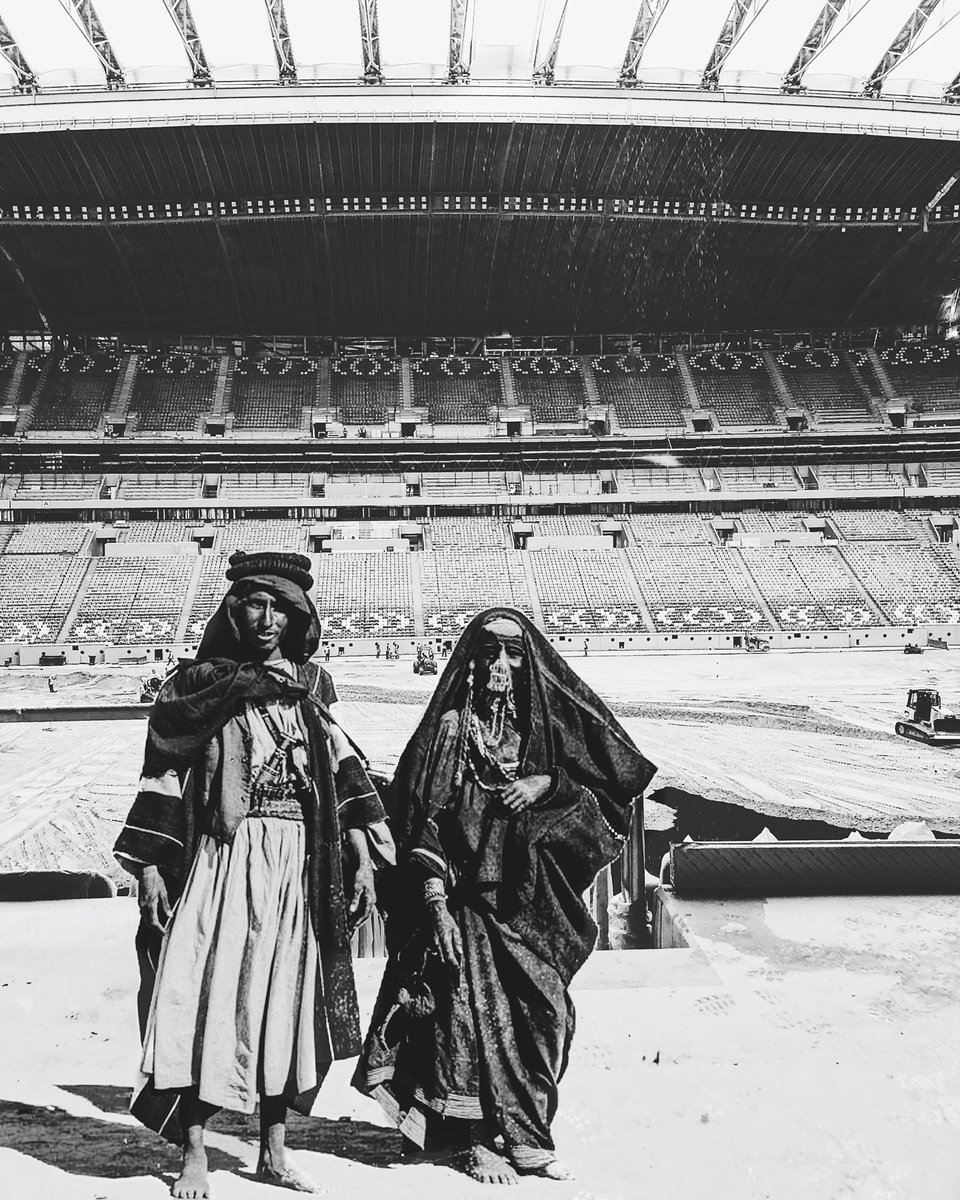 What if the Al Bayt Stadium was 100 years ago?!