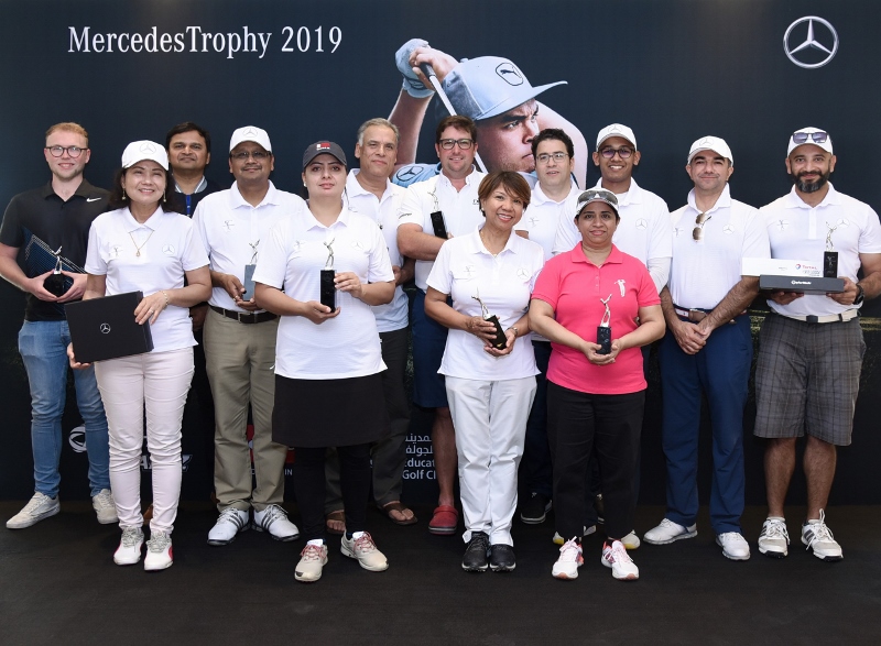 The Fourth edition of the Mercedes Trophy Golf Tournament in Qatar gathers 88 players