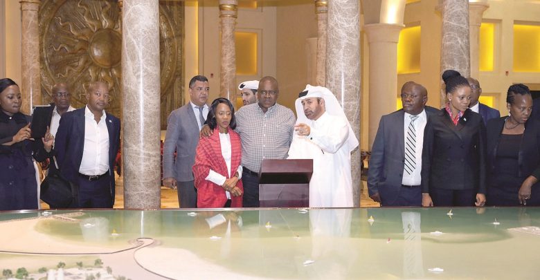 President of Botswana visits Katara