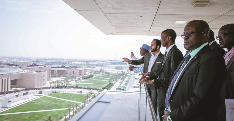 QF welcomes Gambian delegation to Education City