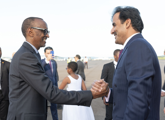 HH and Rwandan President discuss bilateral relations and regional and international issues