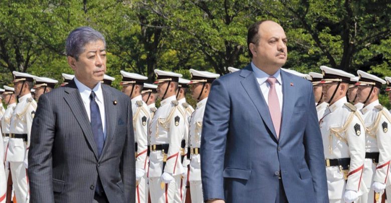 Talks on Qatar-Japan defence ties