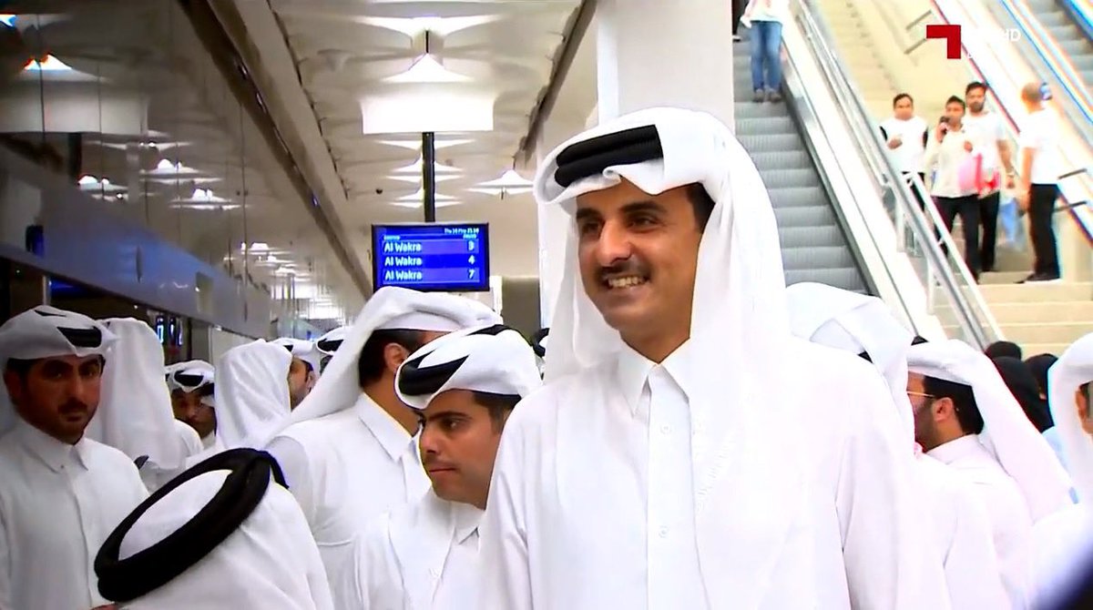 Amir takes Metro ride Al Janoub Stadium