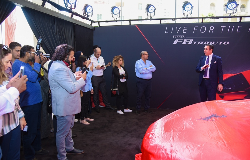 Alfardan Sports Motors introduces the most powerful V8 Ferrari “The all new F8 Tributo” at a special VIP private viewing event