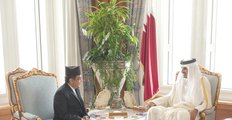 Amir meets outgoing Ambassador of Nepal