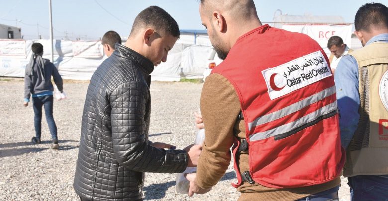 Overall aid provided by QRCS over past three years benefited 30 million in Iraq