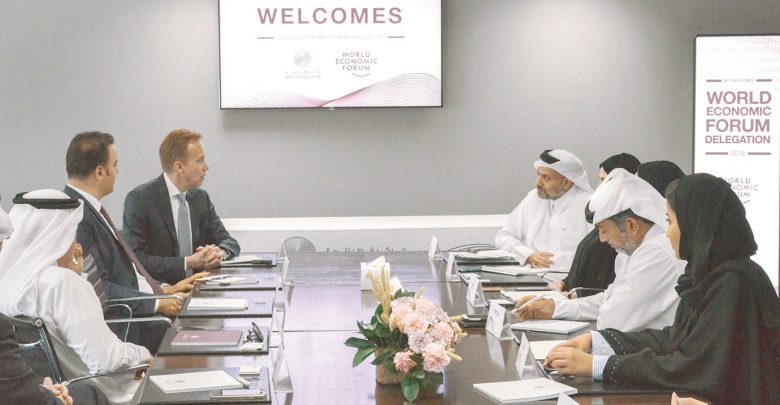 Qatar Financial Centre hosts WEF President & other delegates