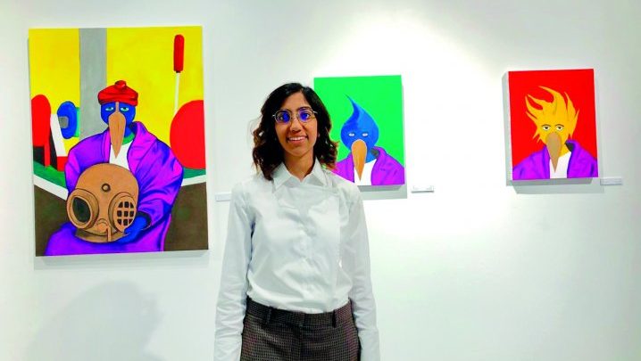 Qatari artist returns from US Residency with solo show